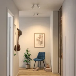 Deckenspot CAN TILT, weiß, Ø 20 cm, 2-flammig, Metall, GU10