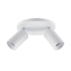 Deckenspot CAN TILT, weiß, Ø 20 cm, 2-flammig, Metall, GU10