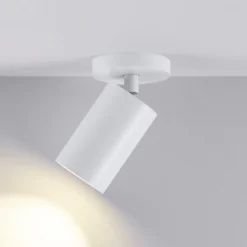 Deckenspot CAN TILT, weiß, Ø 8 cm, 1-flammig, Metall, GU10