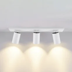 Deckenspot CAN TILT, weiß, 48 x 9 cm, 3-flammig, Metall GU10