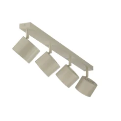 Deckenspot Chloe, creme, vierflammig, verstellbar