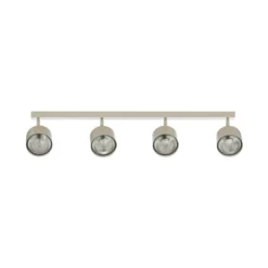 Deckenspot Chloe, creme, vierflammig, verstellbar