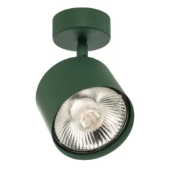 Deckenspot Chloe, verstellbar, grün, Metall, GU10, 13,5 cm