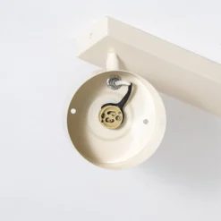 Deckenspot Chloe verstellbar zweiflammig, beige