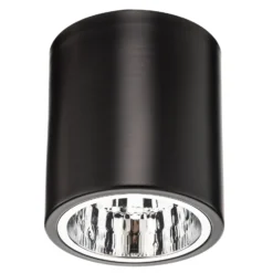 Deckenspot Downlight round in Schwarz, Ø 13,3 cm