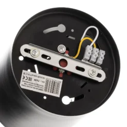 Deckenspot Downlight round in Schwarz, Ø 13,3 cm