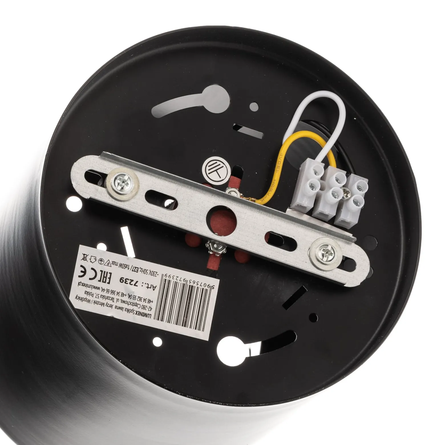 Deckenspot Downlight round in Schwarz, Ø 13,3 cm