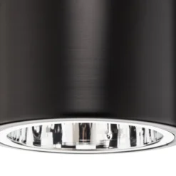 Deckenspot Downlight round in Schwarz, Ø 13,3 cm