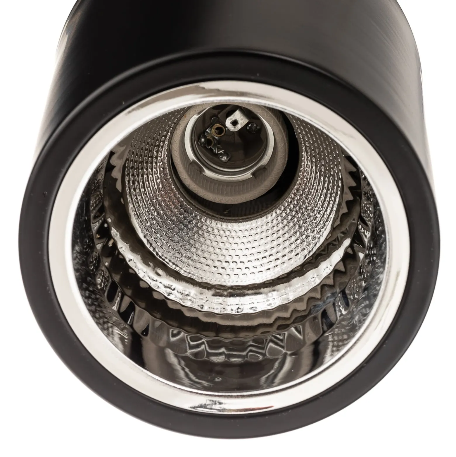 Deckenspot Downlight round in Schwarz, Ø 13,3 cm