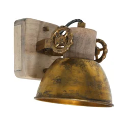 Deckenspot Gearwood, 1-flammig bronze
