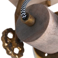 Deckenspot Gearwood, 1-flammig bronze