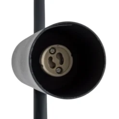 Deckenspot Leda 2, anthrazit, 2-flammig, Stahl, Höhe 55 cm