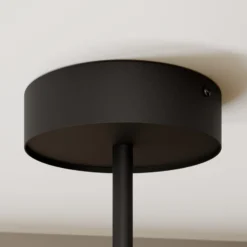Deckenspot Leda 3, dreiflammig, schwarz-gold