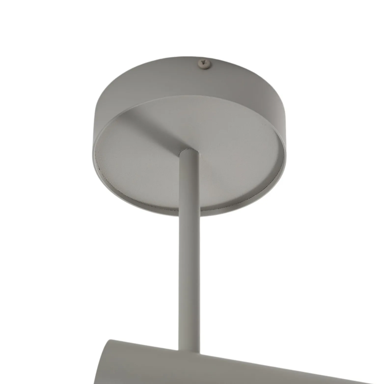 Deckenspot Leda 1, taupe, 1-flammig, Stahl, GU10, Höhe 34 cm