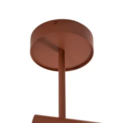 Deckenspot Leda 1, ziegelrot, 1-flammig, Höhe 34 cm