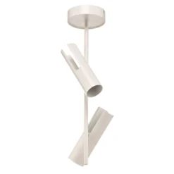 Deckenspot Leda 2, zweiflammig, weiß