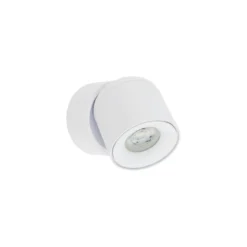 Deckenspot Oscar, weiß, Aluminium, Höhe 13,5 cm, GU10