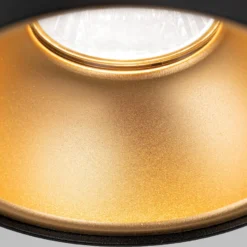 Deckenspot Starlight, rund, schwarz