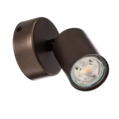 Deckenspot Top, justierbar, braun, einflammig