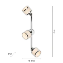 Deckenstrahler Accor, dreiflammig