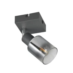 Deckenstrahler Cadiz, 1-flammig, E14, anthrazit