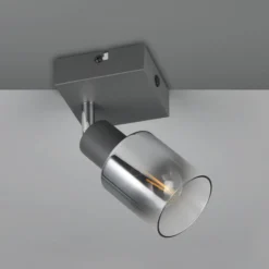 Deckenstrahler Cadiz, 1-flammig, E14, anthrazit