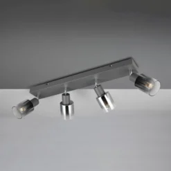 Deckenstrahler Cadiz, 4-flammig, E14, anthrazit