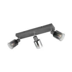 Deckenstrahler Cadiz, 3-flammig, E14, anthrazit