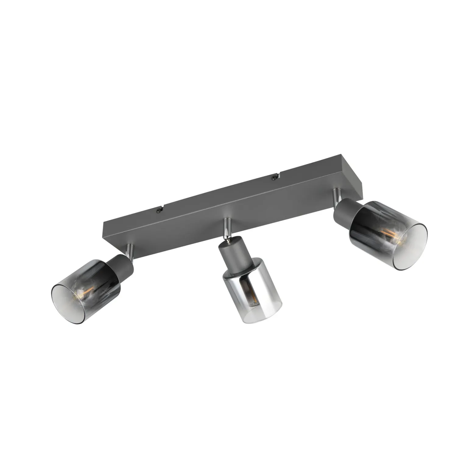 Deckenstrahler Cadiz, 3-flammig, E14, anthrazit