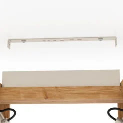 Deckenstrahler Cawton, Länge 58,5 cm, stahl/braun, 2-flg.