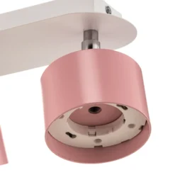 Deckenstrahler Cloudy dreiflammig rosa