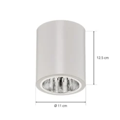 Deckenstrahler Downlight round in Weiß, Ø 11 cm