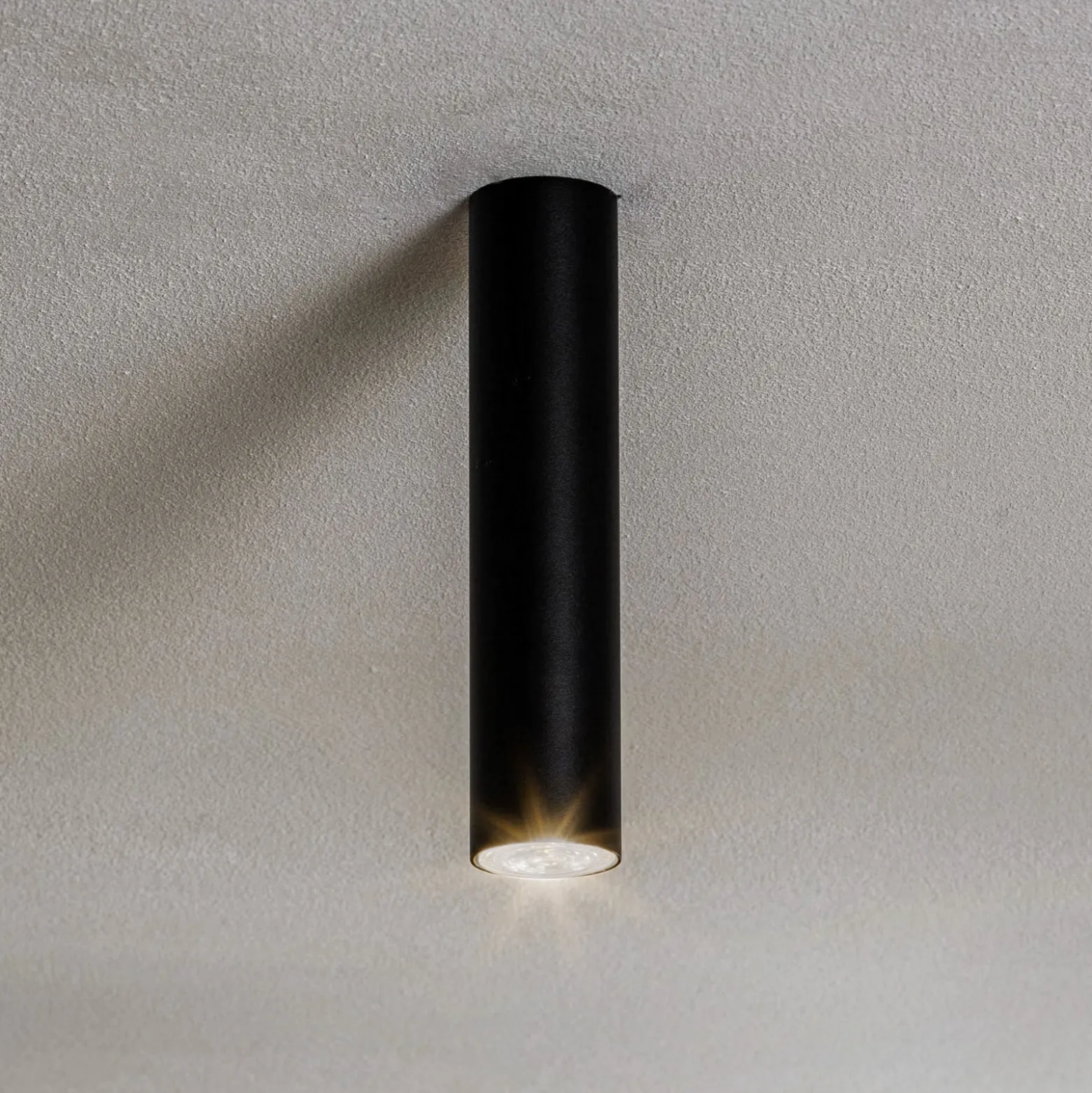 Deckenstrahler Eye, Höhe 25 cm, schwarz