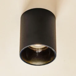 Deckenstrahler Eye Tone in Zylinderform schwarz