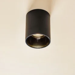 Deckenstrahler Eye Tone in Zylinderform schwarz