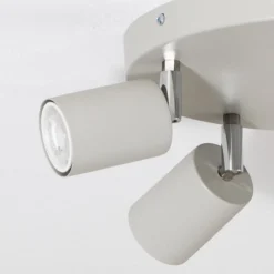 Deckenstrahler Fun, grau, Ø 30 cm, verstellbar, GU10