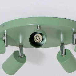 Deckenstrahler Fun, hellgrün, Ø 30 cm, verstellbar, GU10