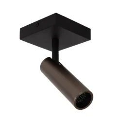 Deckenstrahler Grado, Länge 10 cm, grau, Metall