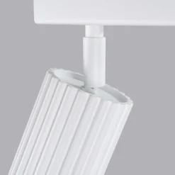 Deckenstrahler Karbon, weiß, Länge 81 cm, Aluminium, 4-flg.