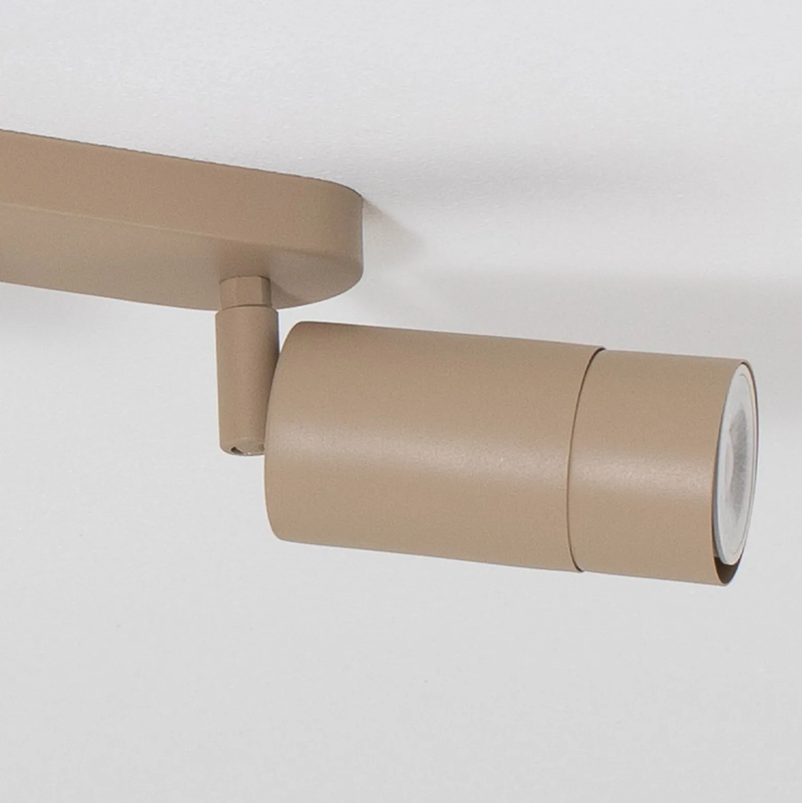 Deckenstrahler Link, beige, Länge 33 cm, 3-flg.