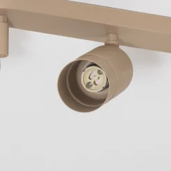 Deckenstrahler Link, beige, Länge 33 cm, 3-flg.
