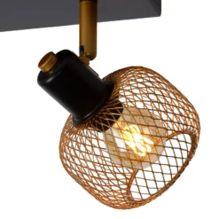 Deckenstrahler Maren, zweiflammig, gold matt