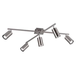 Deckenstrahler Marley nickel matt 5-flammig
