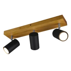 Deckenstrahler Marley, schwarz matt, 3-flammig