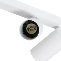 Deckenstrahler Mono III, 3-flammig, weiß, 84 cm lang, GU10
