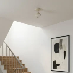 Deckenstrahler Nemo, 1-fl., grau-beige, beweglich, GX53