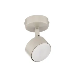 Deckenstrahler Nemo, 1-fl., grau-beige, beweglich, GX53