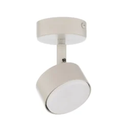 Deckenstrahler Nemo, 1-fl., grau-beige, beweglich, GX53