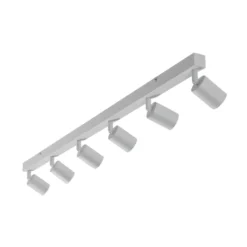 Deckenstrahler NEX, weiß, 127 cm, 6-flg., Metall, GU10