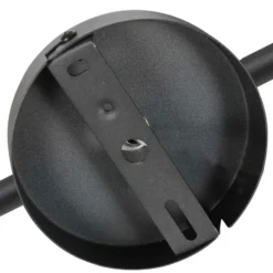 Deckenstrahler Oeroe, 3-flammig, schwarz, Metall, E14